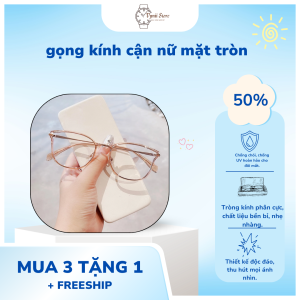 gọng kính cận nữ mặt tròng c3
