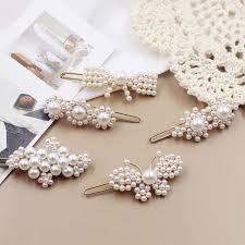 Kẹp tóc ngọc trai handmade nhiều kiểu dáng, phụ kiện tóc sang trọng và tinh tế.