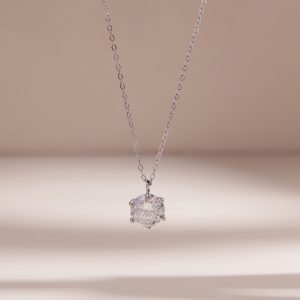 Vòng cổ bạc thiết kế tối giản