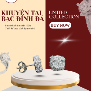 BÔNG TAI  KIM CƯƠNG LOOK LIKE BIG KT04