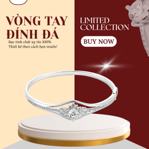 Vòng Tay Bạc 925 Đính Đá Sang Trọng – Limited Collection