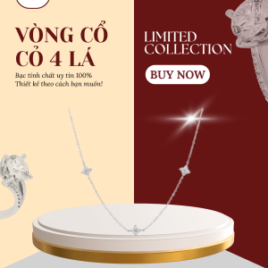 Dây chuyền bạc cỏ 4 lá Hàn Quốc