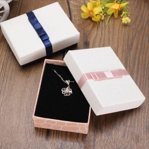 a necklace in a box